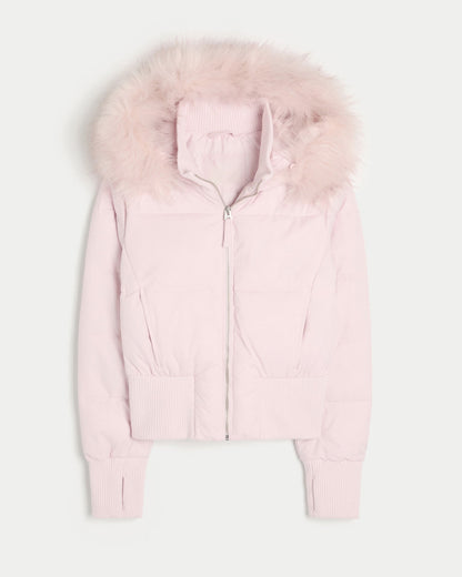 Jana | Warme Stilvolle Herbst Kapuzenjacke für Damen