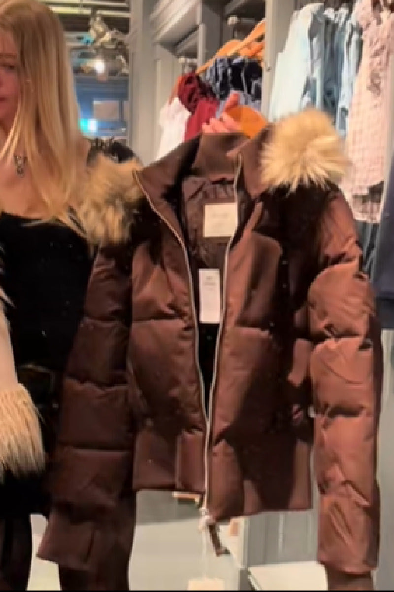 Jana | Warme Stilvolle Herbst Kapuzenjacke für Damen