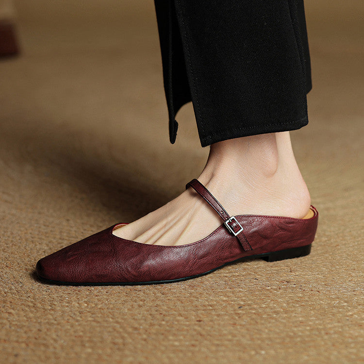 Lydia | Damen Slipper aus Echtem Leder