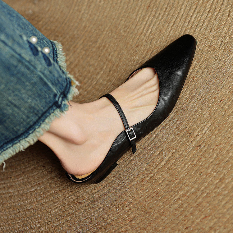 Lydia | Damen Slipper aus Echtem Leder