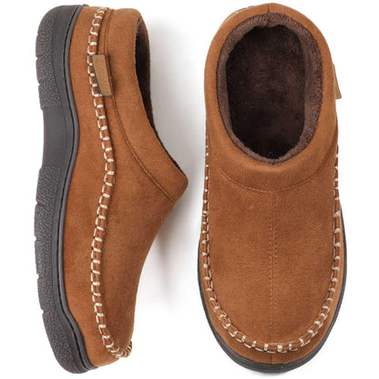 Markus | Damen Fleecegefütterte Slipper zum Hineinschlüpfen