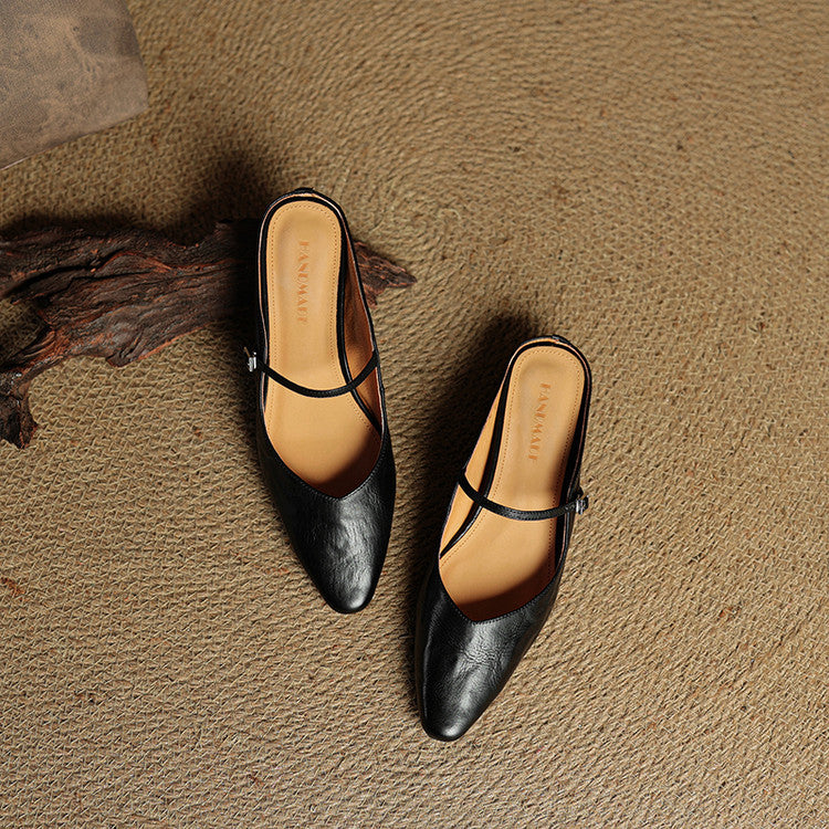 Lydia | Damen Slipper aus Echtem Leder