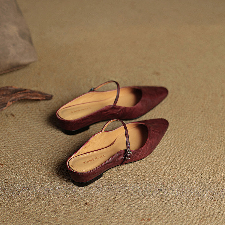 Lydia | Damen Slipper aus Echtem Leder
