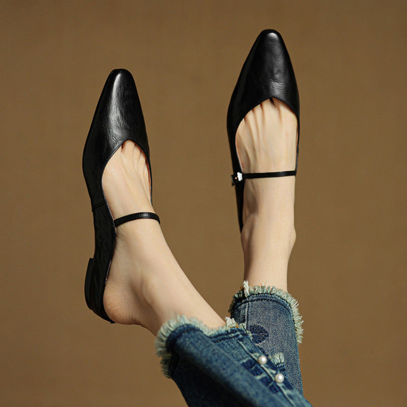 Lydia | Damen Slipper aus Echtem Leder