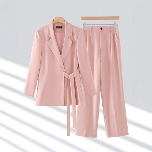 Marion | Damen Klassisches Doppelreihiges Anzugset mit Blazer