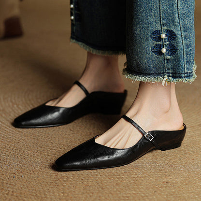 Lydia | Damen Slipper aus Echtem Leder