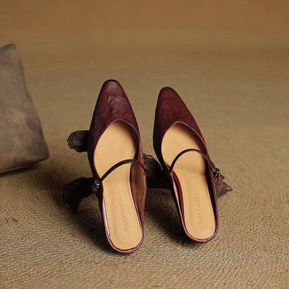 Lydia | Damen Slipper aus Echtem Leder