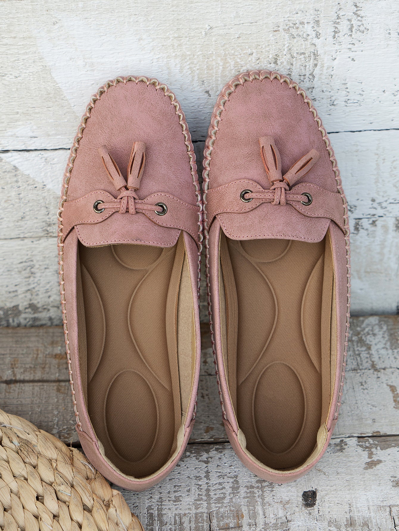 Daniela | Damen Weiche Loafer zum Gehen mit Schleifendetail