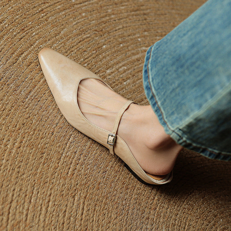 Lydia | Damen Slipper aus Echtem Leder