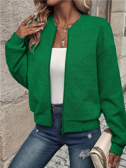 Martina | Damen Freizeit Reißverschluss Street-Cardigan