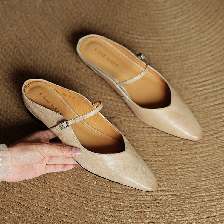 Lydia | Damen Slipper aus Echtem Leder