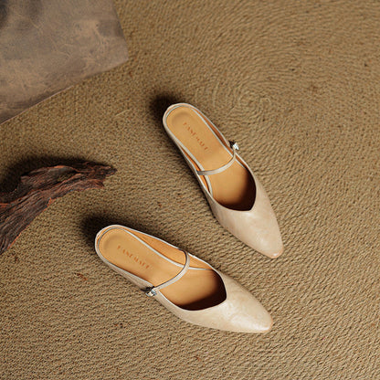 Lydia | Damen Slipper aus Echtem Leder