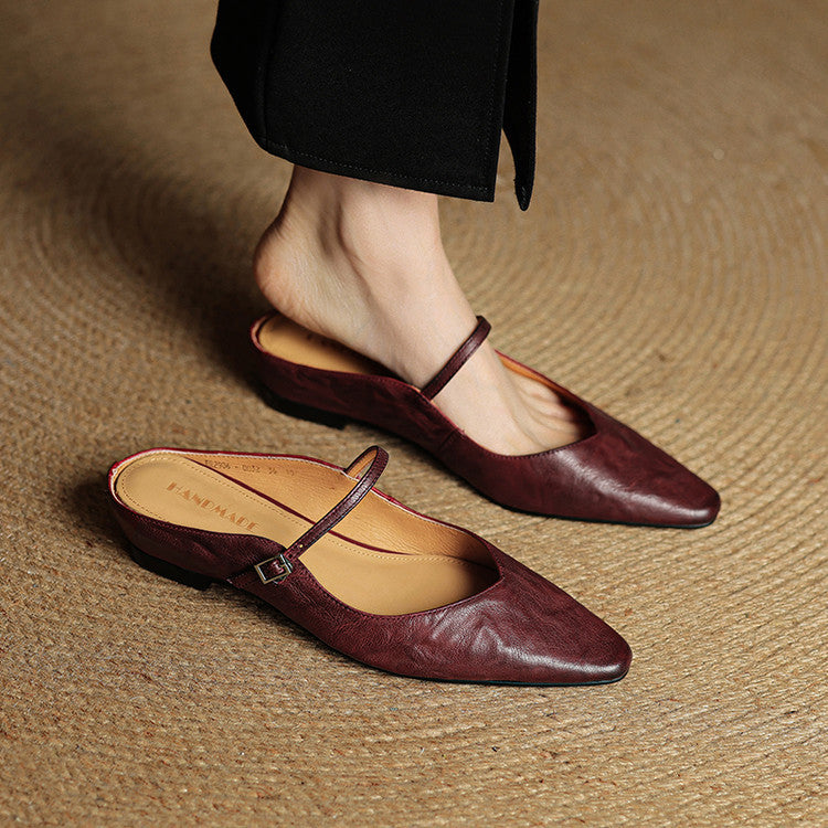 Lydia | Damen Slipper aus Echtem Leder