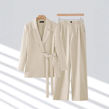 Marion | Damen Klassisches Doppelreihiges Anzugset mit Blazer