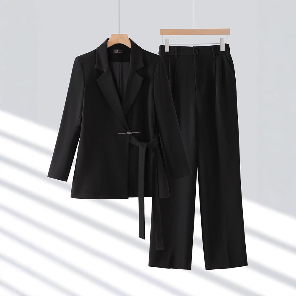 Marion | Damen Klassisches Doppelreihiges Anzugset mit Blazer
