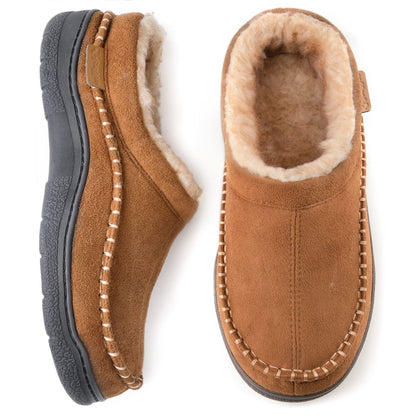 Markus | Damen Fleecegefütterte Slipper zum Hineinschlüpfen