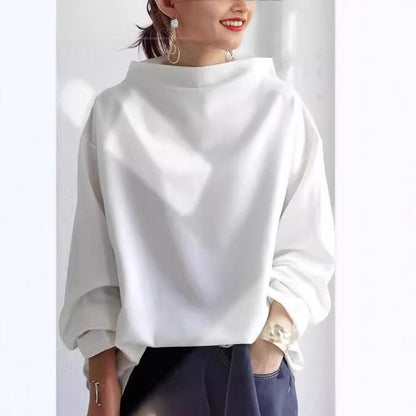 Birgit | Damen High-Neck Langarmshirt