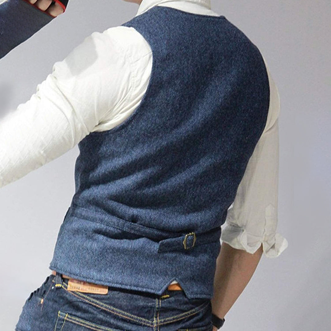 Vincent | Herren Slim-Fit Maßgeschneiderte Weste