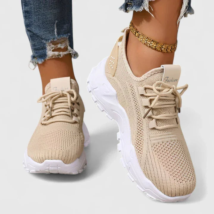 Leonie | Damen Frühlings Leichte Schnür-Sneaker
