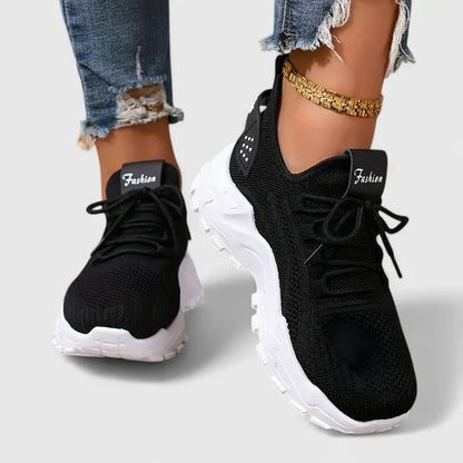 Leonie | Damen Frühlings Leichte Schnür-Sneaker