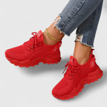 Leonie | Damen Frühlings Leichte Schnür-Sneaker
