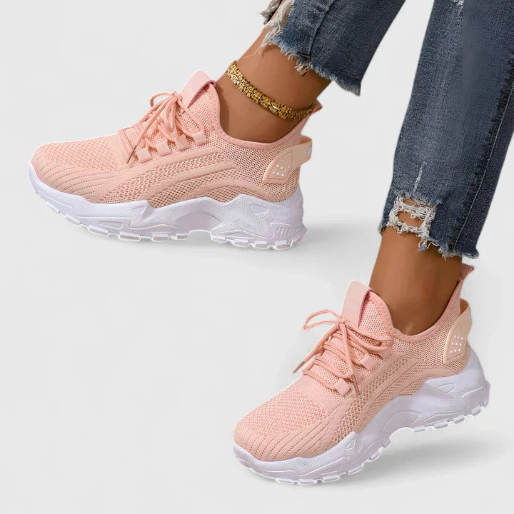Leonie | Damen Frühlings Leichte Schnür-Sneaker