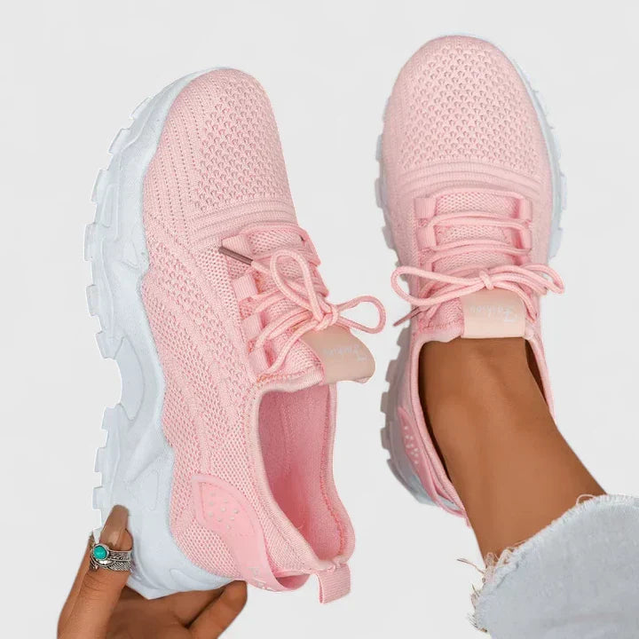 Leonie | Damen Frühlings Leichte Schnür-Sneaker