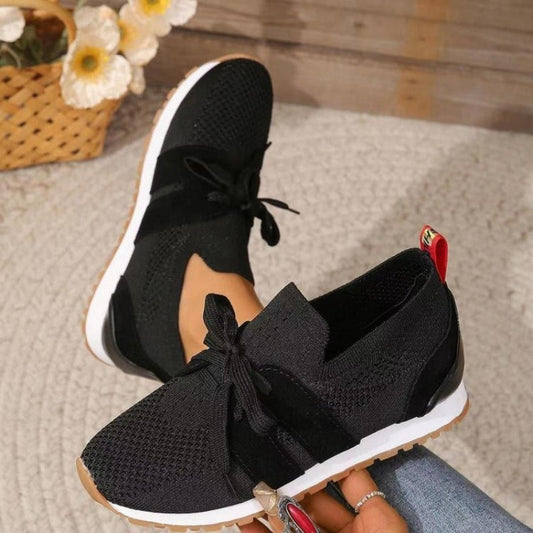 Jana | Damen Atmungsaktive Slip-On Schnürsneaker