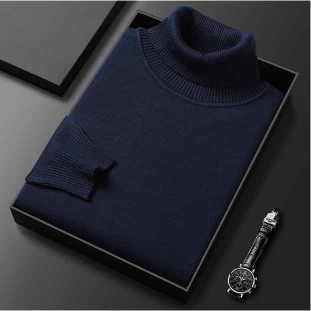 Peter | Herren Lässiger Rollkragenpullover für den Frühling