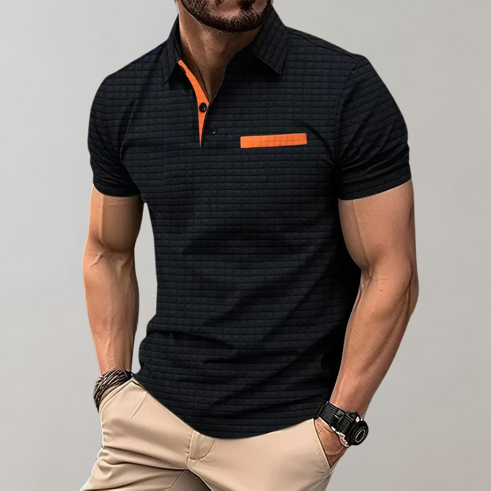 Oliver | Herren Kurzarm-Polo mit Knopfleiste