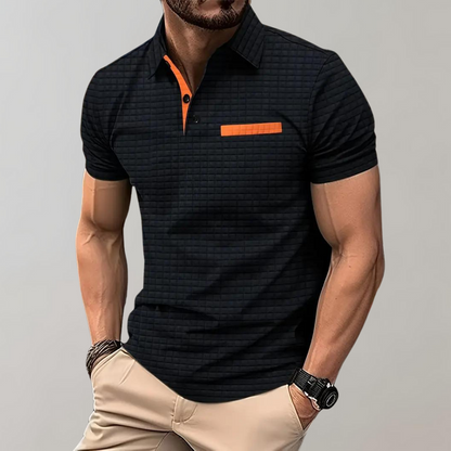 Oliver | Herren Kurzarm-Polo mit Knopfleiste
