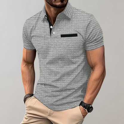 Oliver | Herren Kurzarm-Polo mit Knopfleiste