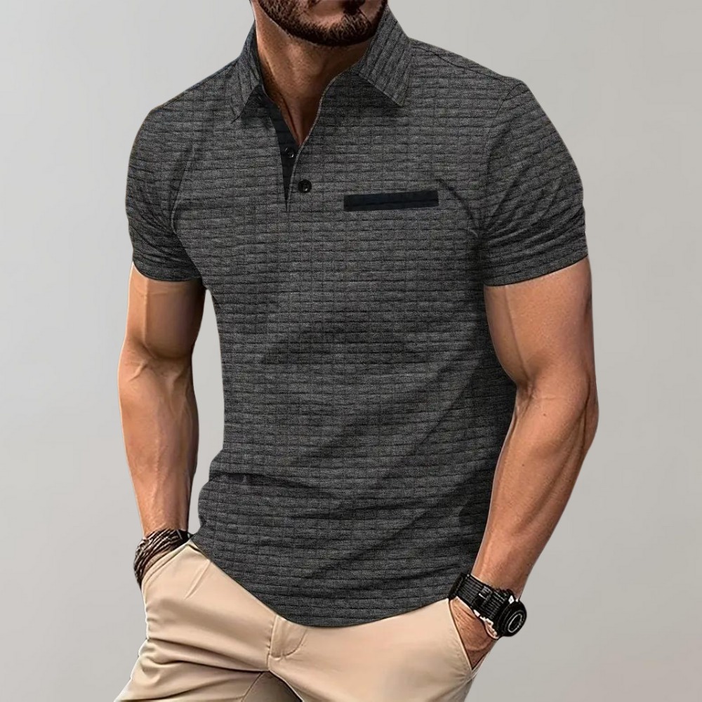 Oliver | Herren Kurzarm-Polo mit Knopfleiste