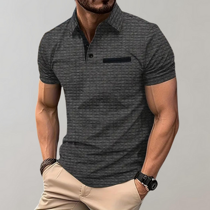 Oliver | Herren Kurzarm-Polo mit Knopfleiste