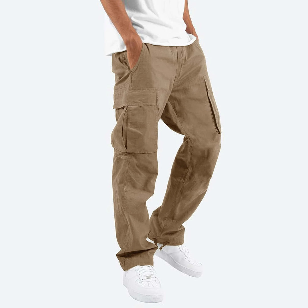 Richard | Herren Weit Geschnittene Cargohose mit Mehreren Taschen