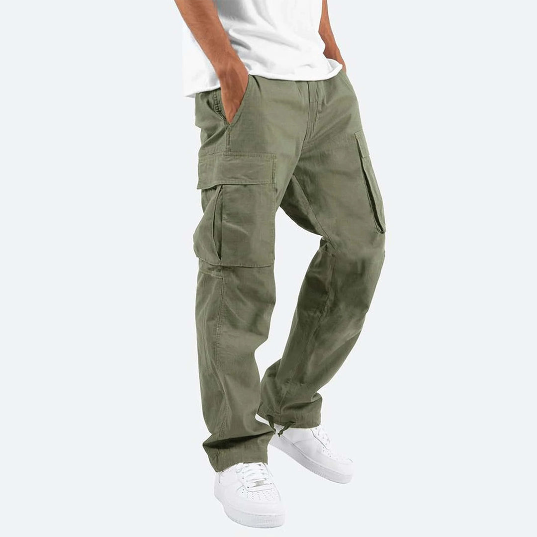 Richard | Herren Weit Geschnittene Cargohose mit Mehreren Taschen