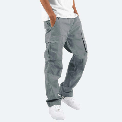 Richard | Herren Weit Geschnittene Cargohose mit Mehreren Taschen