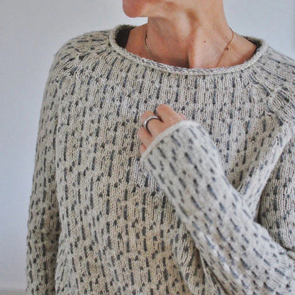Lilian | Damen Lässiger Weicher Strickpullover mit Muster