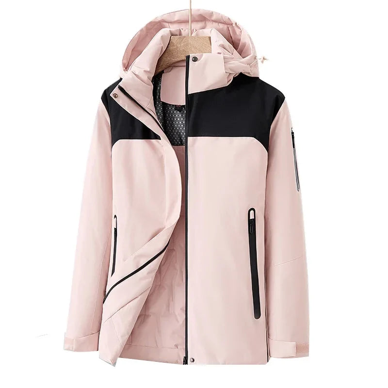 Lena | Damen Wasserdichte Winterjacke mit Fleece-Futter