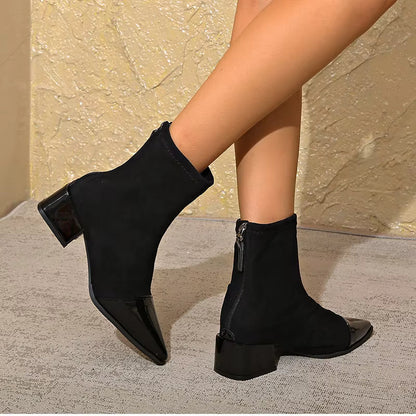 Magdalena | Damen Herbst Stiefeletten mit Blockabsatz