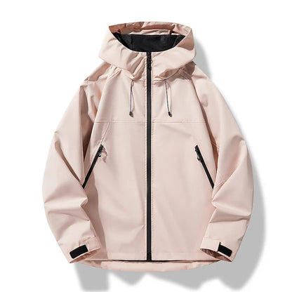 Stefan | Herren Wasserdichte Kapuzen Winddichte Shell Jacke