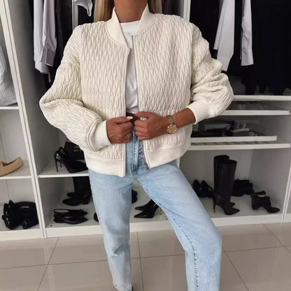 Jana | Damen Freizeitkurzjacke mit gesteppter Vorderseite