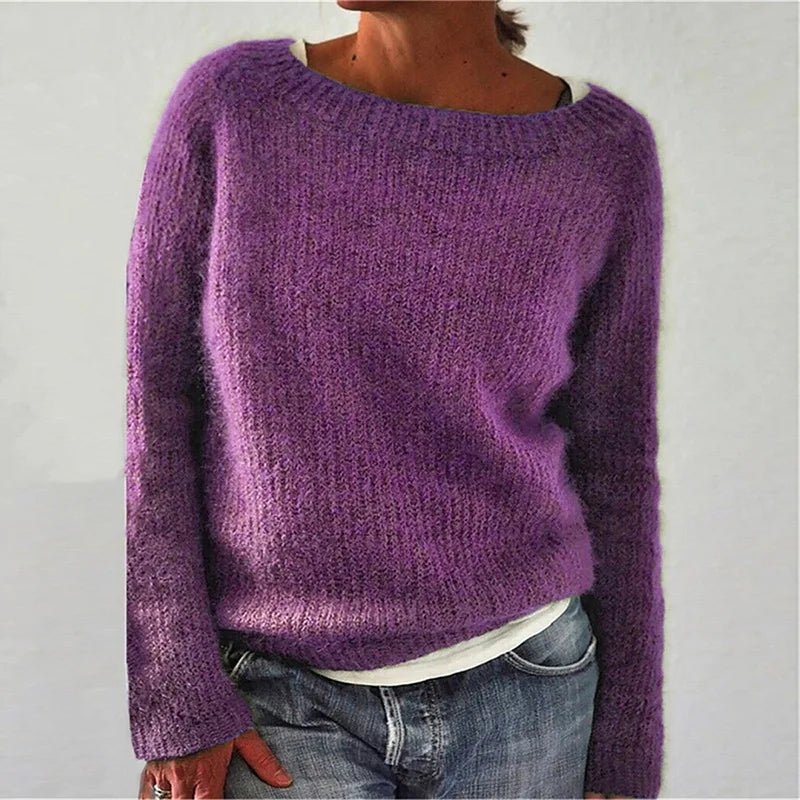 Susanne | Damen Locker Geschnittenes Oberteil für Pullover