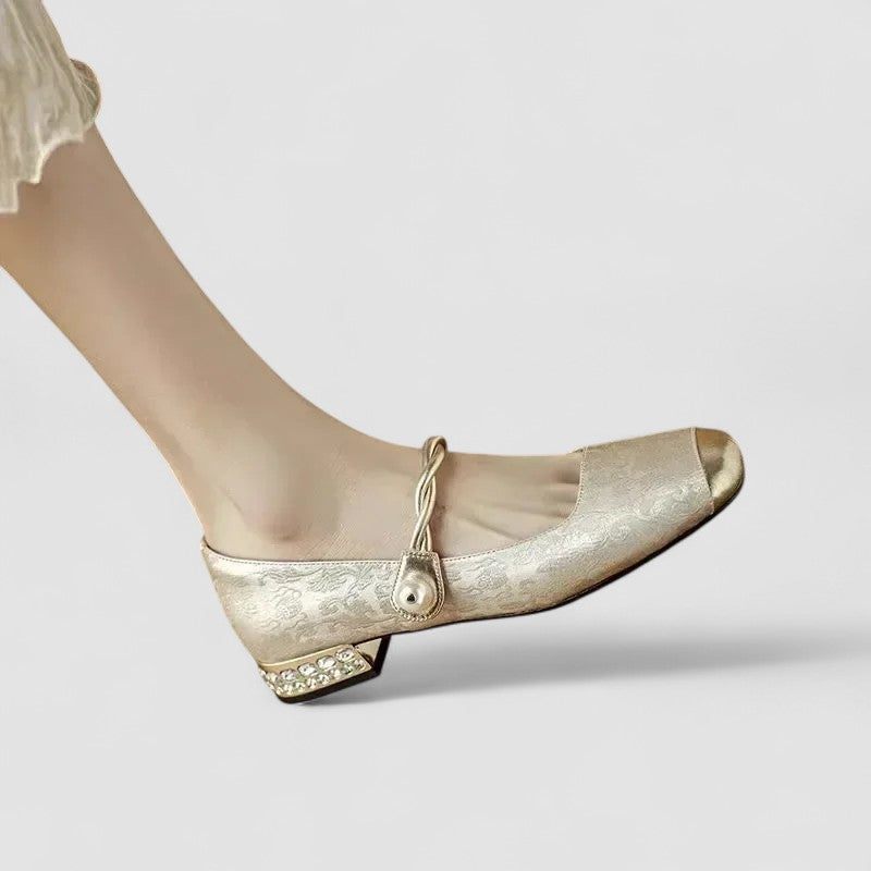 Christa | Damen Orthopädische Mary Jane Niedrig-Absatz-Schuhe