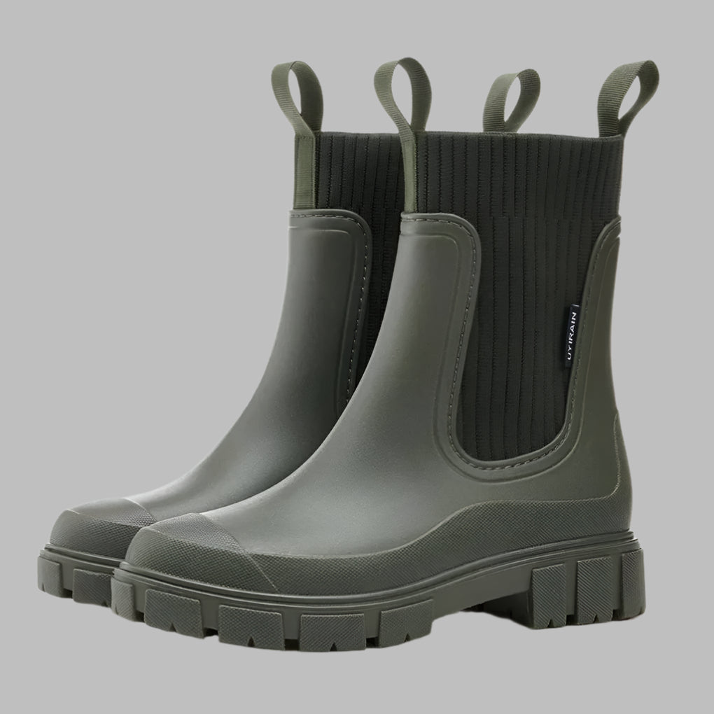 Helga | Damen Herbst Wasserdichte Chelsea Boots