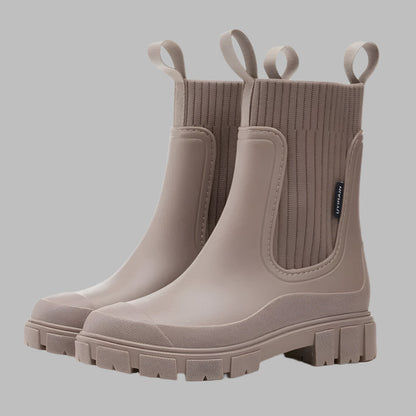 Helga | Damen Herbst Wasserdichte Chelsea Boots