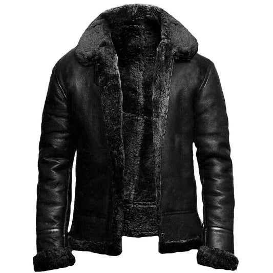 Robert | Herren Warme Winterjacke mit Fellfutter