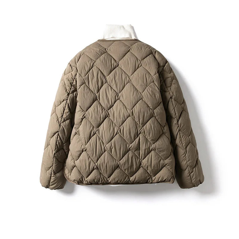 Karin | Damen Warme Gesteppt Leichte Pufferjacke