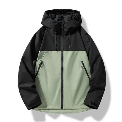 Stefan | Herren Wasserdichte Kapuzen Winddichte Shell Jacke