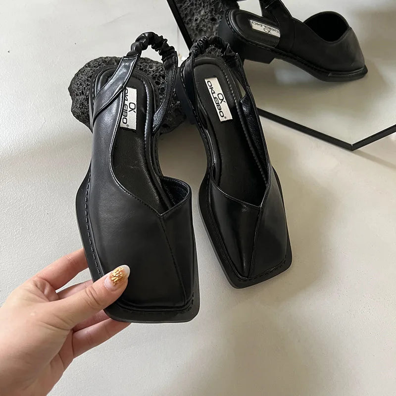 Yvonne | Damen Sandalen mit Elastischem Fersenriemen für den Alltag